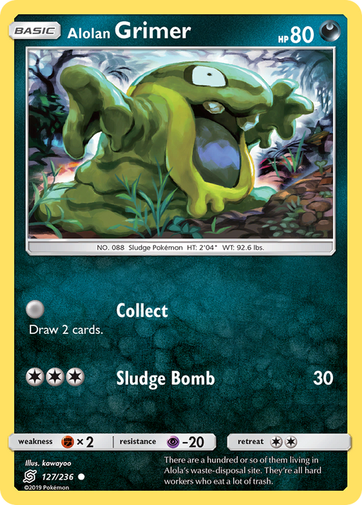 Alolan Grimer (127/236) [Sun & Moon: Unified Minds] - Just $0.05! Shop now at Retro Gaming of Denver