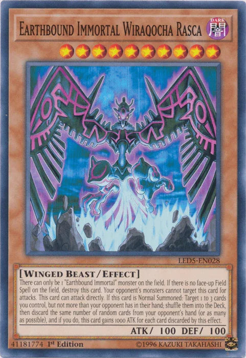 Earthbound Immortal Wiraqocha Rasca [LED5-EN028] Common - for just $0.10! 