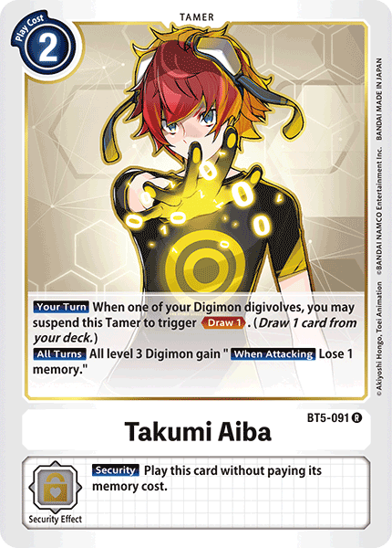 Takumi Aiba [BT5-091] [Battle of Omni] - Just $0.09! Shop now at Retro Gaming of Denver