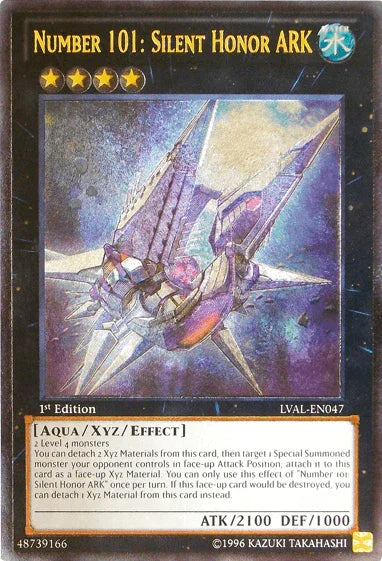 Number 101: Silent Honor ARK [LVAL-EN047] Ultimate Rare - for just $12.95! 