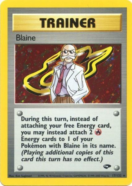 Blaine (17/132) [Gym Challenge Unlimited] - for just $14.15! 