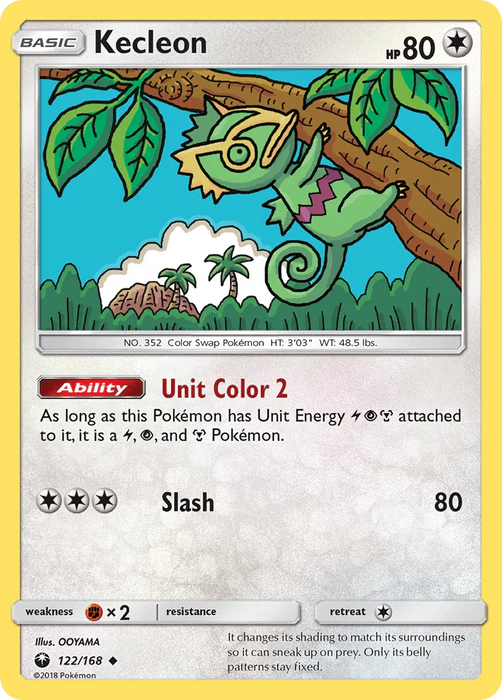 Kecleon (122/168) [Sun & Moon: Celestial Storm] - for just $0.15! 