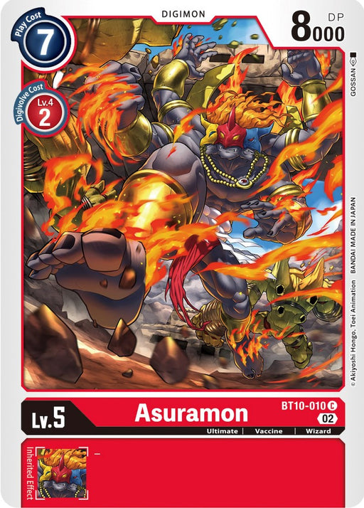 Asuramon [BT10-010] [Xros Encounter] - Just $0.09! Shop now at Retro Gaming of Denver