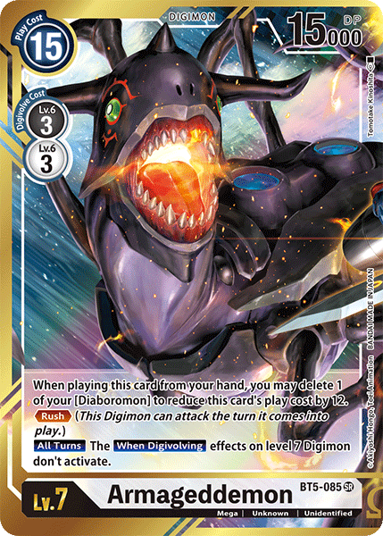 Armageddemon [BT5-085] (Alternate Art) [Battle of Omni] - Just $0.45! Shop now at Retro Gaming of Denver