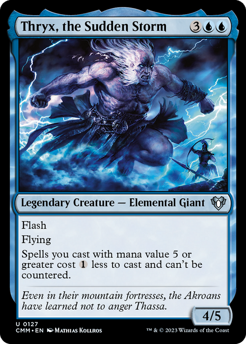 Thryx, the Sudden Storm (CMM-127) - Commander Masters - for just $0.05! 