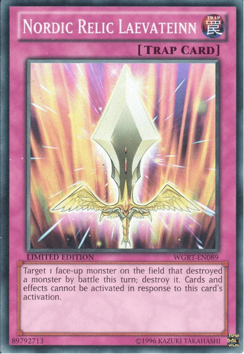 Nordic Relic Laevateinn [WGRT-EN089] Super Rare - for just $0.10! 