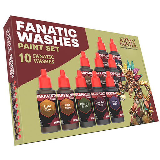 The Army Painter - Warpaint: Fanatic Washes Paint Set (10 washes) - for just $42.50! 