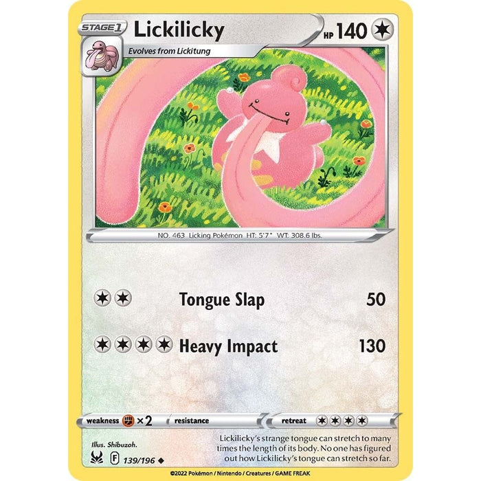 Lickilicky (139/196) [Sword & Shield: Lost Origin] - Just $0.10! Shop now at Retro Gaming of Denver