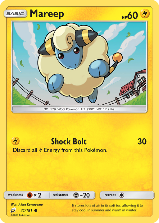 Mareep (41/181) [Sun & Moon: Team Up] - Just $0.05! Shop now at Retro Gaming of Denver