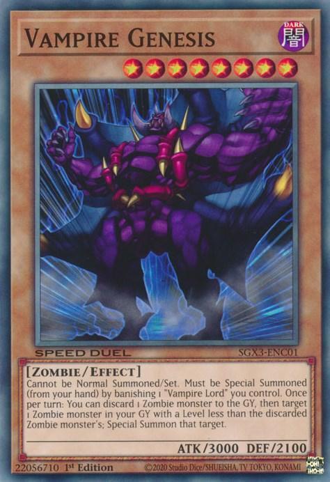 Vampire Genesis [SGX3-ENC01] Common - for just $0.10! 