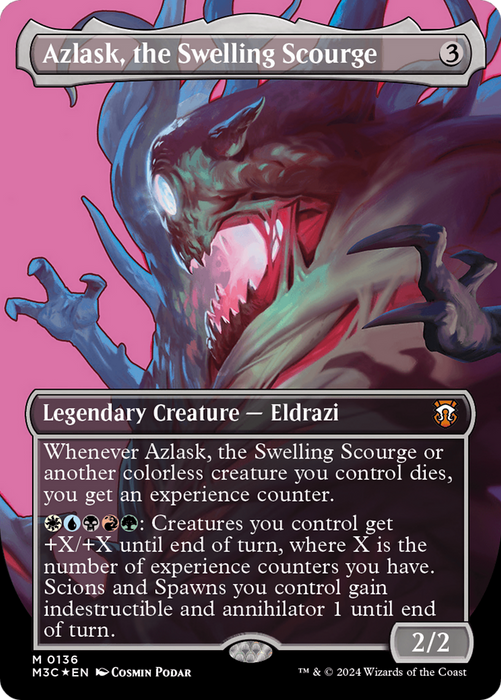 Azlask, the Swelling Scourge (M3C-136) - Modern Horizons 3 Commander (Borderless) Foil - for just $3.62! 