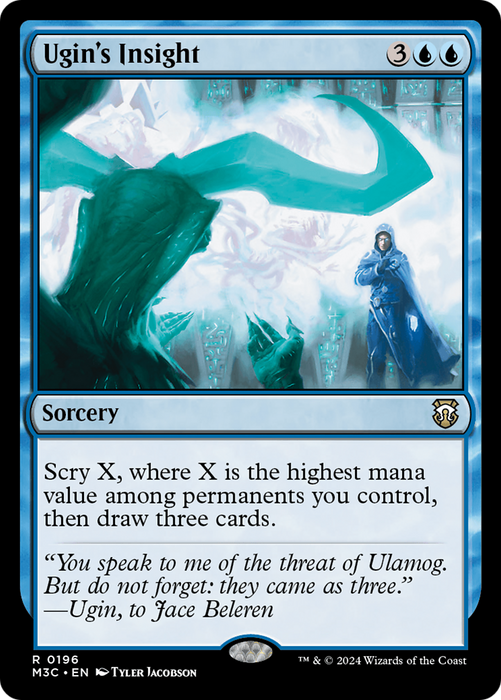 Ugin's Insight (M3C-196) - Modern Horizons 3 Commander - for just $0.06! 