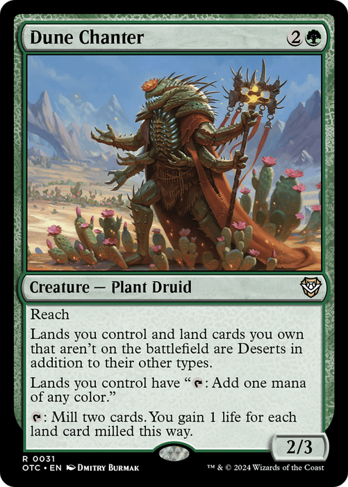Dune Chanter (OTC-031) - Outlaws of Thunder Junction Commander - for just $0.53! 