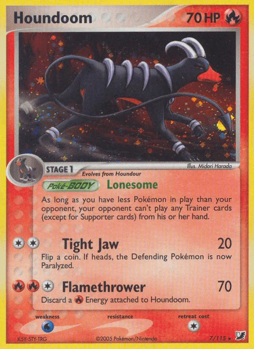 Houndoom (7/115) [EX: Unseen Forces] - for just $27.70! 