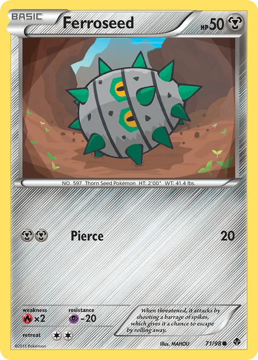 Ferroseed (71/98) [Black & White: Emerging Powers] - for just $0.15! 