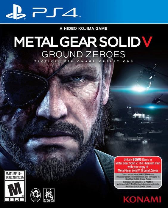 Metal Gear Solid V: Ground Zeroes – PlayStation 4 (PS4) - for just $11.99! 