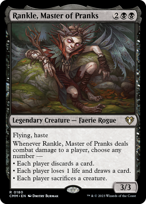 Rankle, Master of Pranks [Commander Masters] - Just $0.30! Shop now at Retro Gaming of Denver