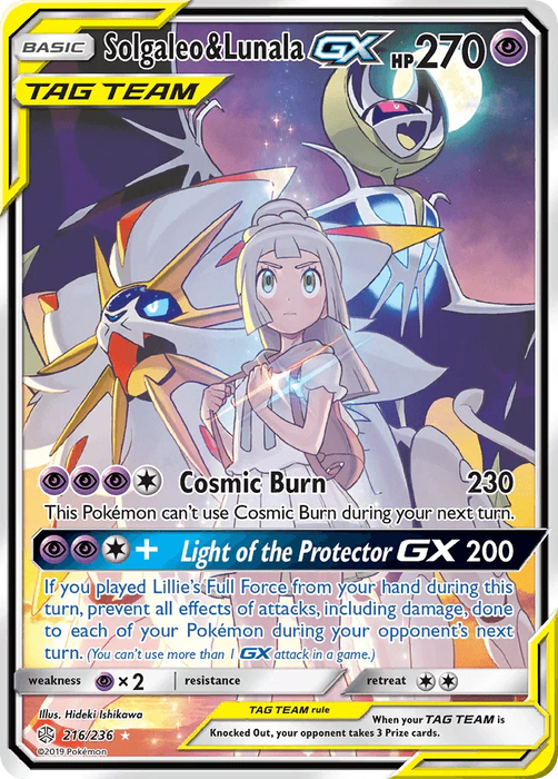 Solgaleo & Lunala GX (216/236) [Sun & Moon: Cosmic Eclipse] - for just $120.75! 