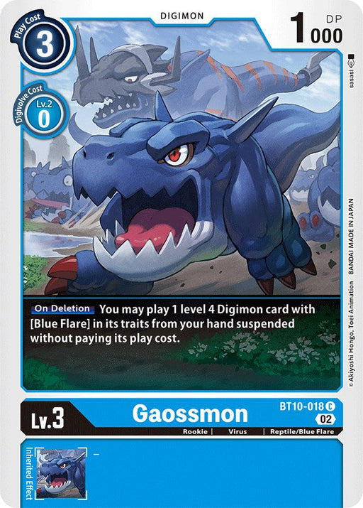 Gaossmon [BT10-018] [Xros Encounter] - Just $0.09! Shop now at Retro Gaming of Denver