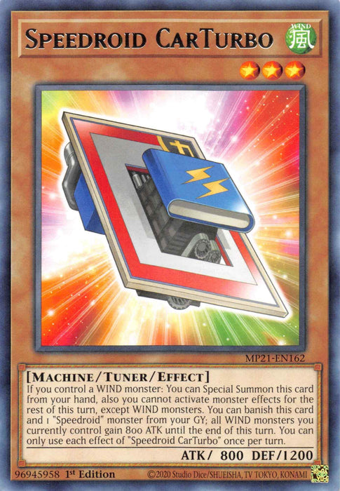 Speedroid CarTurbo [MP21-EN162] Rare - for just $0.10! 