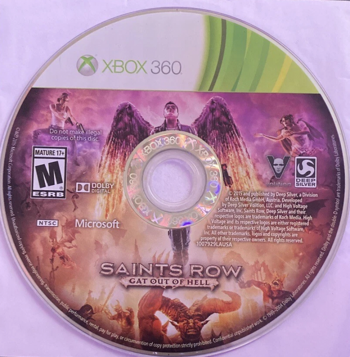 Saints Row: Gat Out of Hell – Xbox 360 (X360) - for just $9.99! 