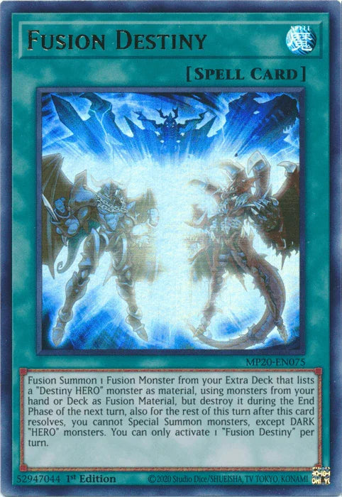 Fusion Destiny [MP20-EN075] Ultra Rare - for just $0.45! 