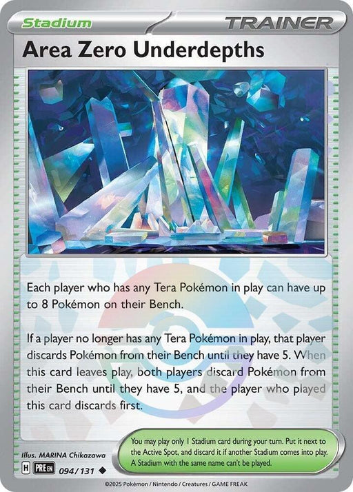 Area Zero Underdepths (094/131) (Poke Ball Pattern) [Scarlet & Violet: Prismatic Evolutions] - for just $0.15! 
