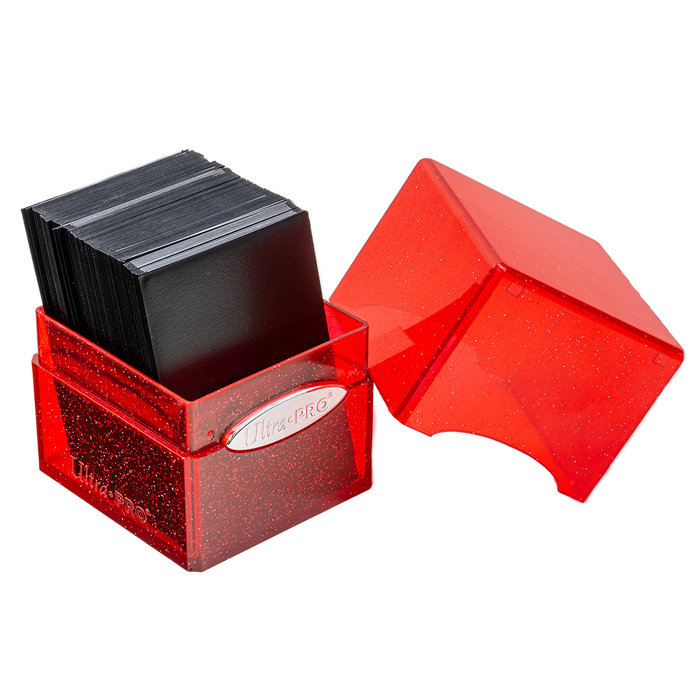 Ultra PRO: Satin Cube - Glitter Red - for just $0! 