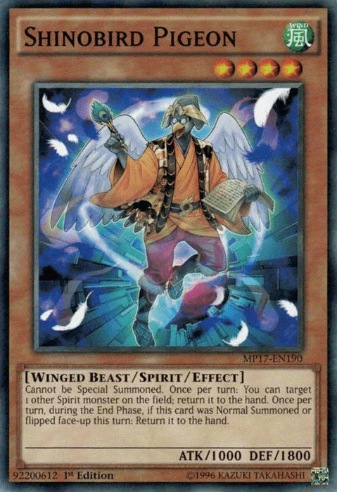 Shinobird Pigeon [MP17-EN190] Common - for just $0.10! 