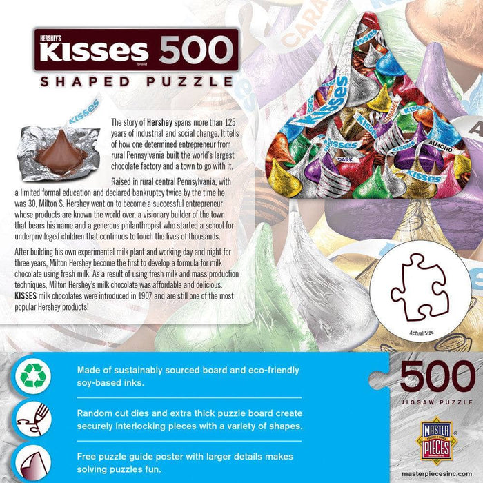 Hershey's Kisses - 500 Piece Shaped Jigsaw Puzzle - for just $14.99! 