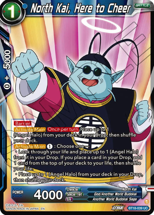 North Kai, Here to Cheer (BT18-039) [Dawn of the Z-Legends] - for just $0.10! 