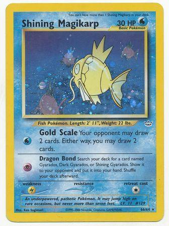 Shining Magikarp (66/64) [Neo Revelation Unlimited] - for just $178.25! 