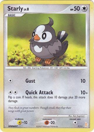 Starly (7/11) [Diamond & Pearl: Trainer Kit - Lucario] - for just $0.10! 