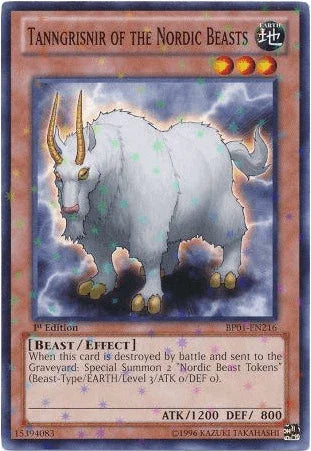Tanngrisnir of the Nordic Beasts [BP01-EN216] Starfoil Rare - for just $0.20! 