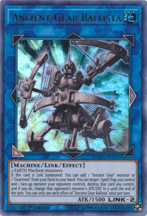 Ancient Gear Ballista [DUOV-EN010] Ultra Rare - for just $0.25! 