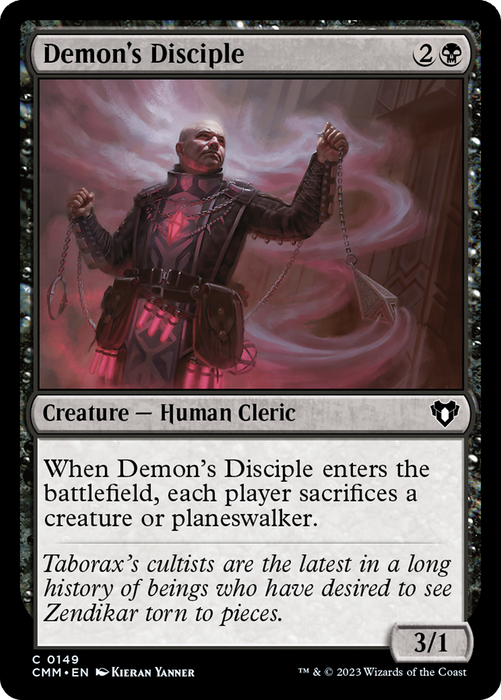 Demon's Disciple (CMM-149) - Commander Masters - for just $0.11! 