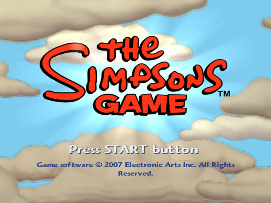 The Simpsons Game – PlayStation 2 (PS2) - for just $23.99! 