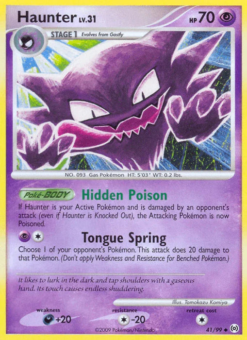 Haunter (41/99) [Platinum: Arceus] - for just $3.35! 