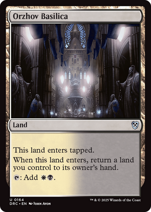 Orzhov Basilica (DRC-164) - Commander: Aetherdrift - for just $0.09! 