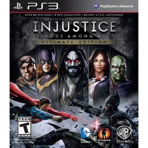 Injustice: Gods Among Us [Ultimate Edition] – PlayStation 3 (PS3) - for just $8.99! 