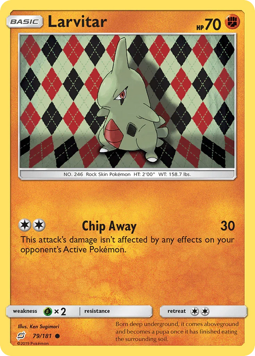 Larvitar (79/181) [Sun & Moon: Team Up] - for just $0.10! 