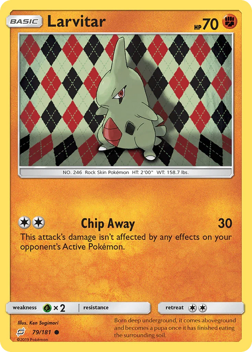Larvitar (79/181) [Sun & Moon: Team Up] - for just $0.15! 