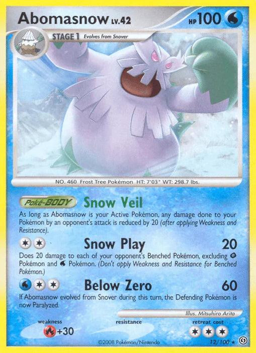 Abomasnow (12/100) [Diamond & Pearl: Stormfront] - for just $1.15! 