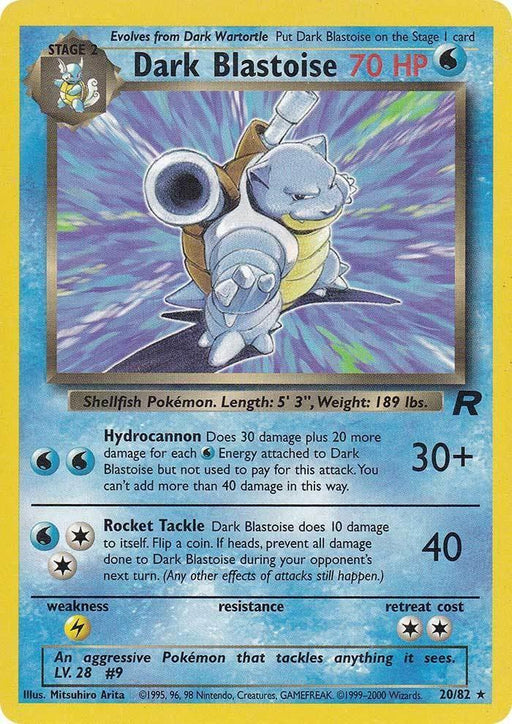 Dark Blastoise (20/82) [Team Rocket Unlimited] - for just $16.90! 