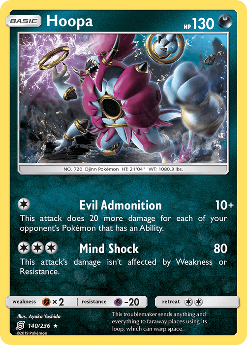 Hoopa (140/236) [Sun & Moon: Unified Minds] - for just $0.20! 