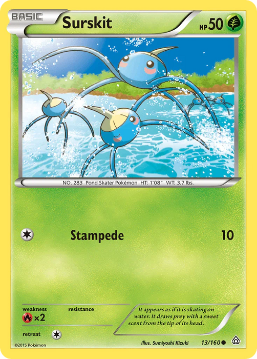 Surskit (13/160) [XY: Primal Clash] - for just $0.10! 