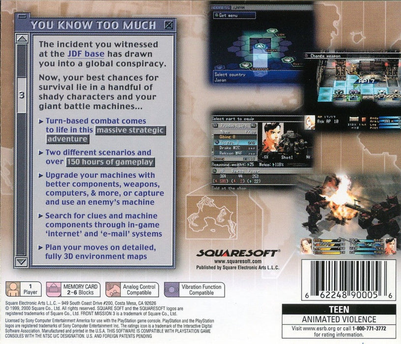 Front Mission 3 – PlayStation 1 (PS1) - for just $0! 