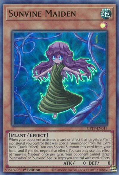 Sunvine Maiden [GFTP-EN015] Ultra Rare - for just $0.10! 