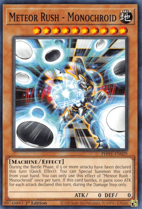 Meteor Rush - Monochroid [PHHY-EN029] Common - for just $0.10! 