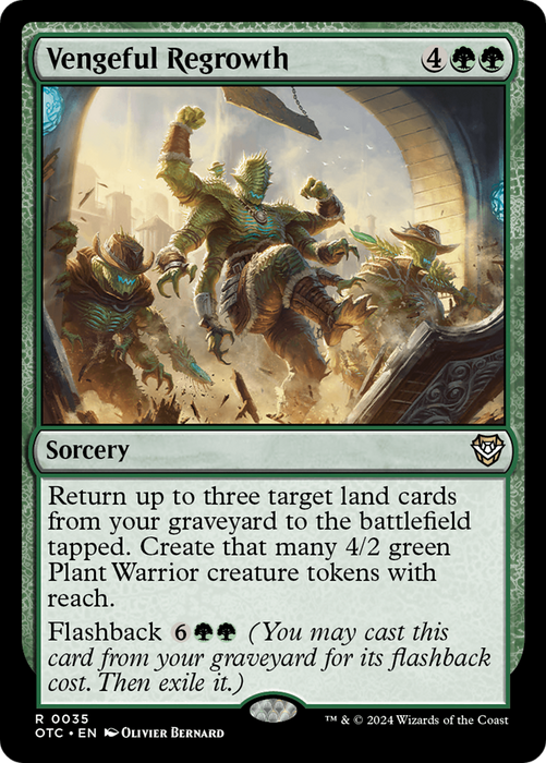 Vengeful Regrowth (OTC-035) - Outlaws of Thunder Junction Commander - for just $0.08! 